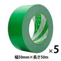【ガムテープ】 ニュークラフトテープ No.305C 緑 幅50mm×長さ50m ニチバン 1セット（5巻入）