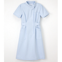 ナガイレーベン 看護衣半袖 女性用 ブルー M CA-1707（取寄品）