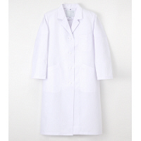 ナガイレーベン 女子シングル診察衣 （ドクターコート） 医療白衣 長袖 ホワイト M TAP-75（取寄品）
