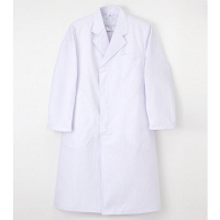 ナガイレーベン 男子シングル診察衣 （ドクターコート） 医療白衣 長袖 ホワイト LL NP-110（取寄品）