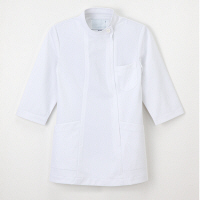 ナガイレーベン 看護上衣7分袖 ナースジャケット 医療白衣 女性用 ホワイト L HS-951（取寄品）