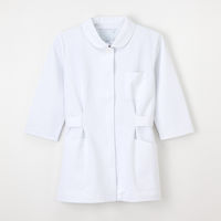 ナガイレーベン 女子上衣7分袖 ナースジャケット 医療白衣 ホワイト S HO-1911（取寄品）