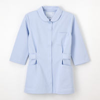 ナガイレーベン 女子上衣7分袖 ナースジャケット 医療白衣 ブルー L HO-1911（取寄品）