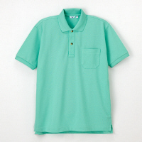 ナガイレーベン 男女兼用ポロシャツ 介護ユニフォーム グリーン BL PL-2402（取寄品）