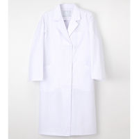 ナガイレーベン 女子診察衣（シングル） KEX-5130 ホワイト S 女子シングル診察衣 ドクターコート 医療白衣