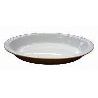 グラタン皿オーバル（ツバ付）　1011-31　茶　シェーンバルド　2404600　（取寄品）