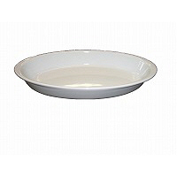 グラタン皿オーバル（ツバ付）　1011-42　白　シェーンバルド　2411400　（取寄品）