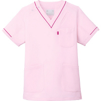 ミズノ ユナイト スクラブ（男女兼用） ピンク 3L MZ0092 医療白衣 1枚（取寄品）