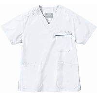 ミズノ ユナイト スクラブ（男女兼用） ホワイト 5L MZ0018 医療白衣 1枚（取寄品）