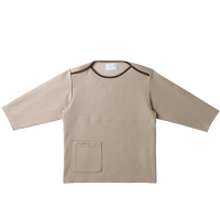 トンボ　キラク　検診用シャツ　M　CR838-28-M　検査衣／患者衣　（取寄品）