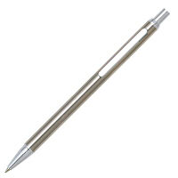油性ボールペン　ステンレスヘアーライン　0.7mm　シルバー軸　銀　ギフトケース入り　BSL-500D　プラチナ万年筆