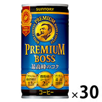 【缶コーヒー】サントリー プレミアムBOSS（ボス） 185g 1箱（30缶入）