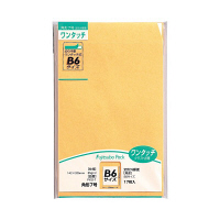 マルアイ ワンタッチ封筒 PKO-7 角7 17枚 クラフト 郵便番号枠なし 接着テープ付（直送品）