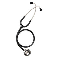 松吉医科器械 Ｓｐｉｒｉｔ聴診器　クラシカル　CKー601PF（ブラック） 24360400 1本 24-3604-00