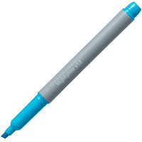 蛍光ペンインク容量1.5倍 ブルー 1箱（10本入） アスクル  オリジナル