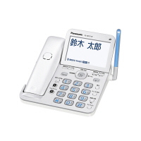 パナソニック　コードレス電話機　GD72シリーズ（親機コードレス対応）　子機なし　VE-GD72D-W　1台