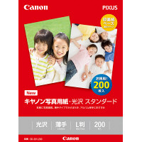 キヤノン　写真用紙・光沢スタンダード　L判 SD-201L200　1冊（200枚入）