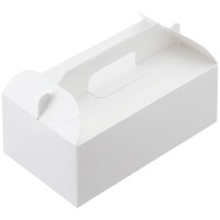 ケーキボックス　白無地　LL　1箱（200枚：50枚入×4袋）