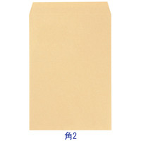 今村紙工　透けないクラフト封筒（地紋入り）　角2　テープ付　KFK2-T100　1袋（100枚入）×5袋