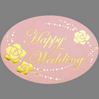ササガワ アドテープ Happy Wedding 21-105 1袋（500片入）（取寄品）