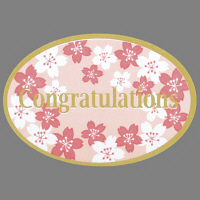 ササガワ アドテープ 桜 congratulation 21-93 1袋（500片入）（取寄品）