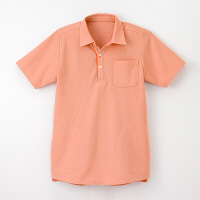 ナガイレーベン ニットシャツ（男女兼用） オレンジ S NC-2307（取寄品）