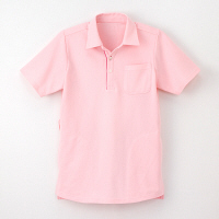 ナガイレーベン ニットシャツ（男女兼用） ピンク SS NC-2307（取寄品）