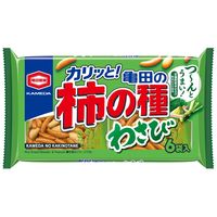 亀田製菓　亀田の柿の種わさび6袋詰　1袋