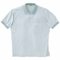 トンボ　キラク　ポロシャツ 　ブルー　SS　CR065-72　1枚　　（取寄品）