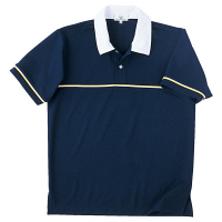 トンボ　キラク　ニットシャツ　　ネイビー　　S　CR093-88　1枚　　（取寄品）