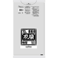日本サニパック 業務用 厚くて丈夫なポリ袋 特厚 70L 厚さ:0.070 L78G（10枚入）