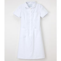 ナガイレーベン ワンピース ナースワンピース 医療白衣 半袖 ホワイト L FT-4417（取寄品）