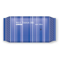 ウェットティッシュ　除菌シート　BOXタイプ　ボックス　アルコール除菌ウェット　詰替用　1個（100枚入）　伊藤忠リーテイルリンク