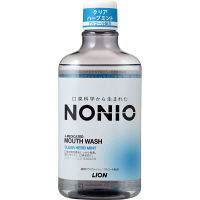 マウスウォッシュ NONIO ノニオ クリアハーブミント アルコール配合 600mL 1セット（3本）口臭対策 医薬部外品 ライオン