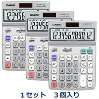 カシオ計算機 グリーン購入法対応電卓 DF-120GT-N 1セット（3個入）
