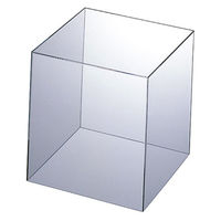 アスクル　アクリルキューブボックス　10cm角　745910　1セット（5個：1個×5）　 オリジナル