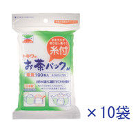 糸つきお茶パックM 徳用 1セット（1000枚：100枚×10袋） トキワ工業