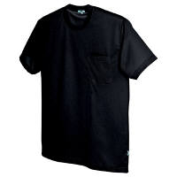 AITOZ（アイトス） ユニセックス 大きいサイズ 半袖Tシャツ（ポケット付） ブラック LL AZ-10576 1着（直送品）