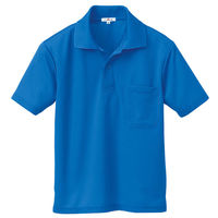 アイトス　吸汗速乾（クールコンフォート）半袖ポロシャツ（男女兼用）　ロイヤルブルー S　AZ10579-006-S　1着　（直送品）