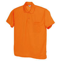 AITOZ（アイトス） ユニセックス 小さいサイズ 吸汗速乾（クールコンフォート） 半袖ポロシャツ オレンジ SS AZ-10579（直送品）