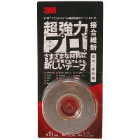 超強力両面粘着テープ　VHB　アクリルフォーム 構造用接合テープ　BR-12　接合維新　幅19mm×1.5m　スリーエム　ジャパン　3M　1セット（3巻入）