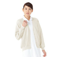 KAZEN カーディガン 女性用 長袖 オフホワイト 5L 189-90（直送品）