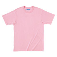 KAZEN Tシャツ 男女兼用 半袖 ピンク L 233-15（直送品）