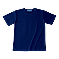 KAZEN ウォーターマジックTシャツ 男女兼用 半袖 ネイビー 3L 233-88（直送品）