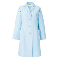 ＫＡＺＥＮ レディス診察衣（ハーフ丈） 261-91 サックスブルー（水色） L ドクターコート 白衣（直送品）