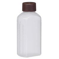 金鵄製作所 マーカー瓶（100mL）ベーシックキャップ（ブラウン） 1袋（100本入）