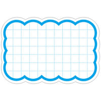ササガワ タカ印 抜型カード 波四角 中 ブルー 16-4154 1箱（50枚入×5冊）