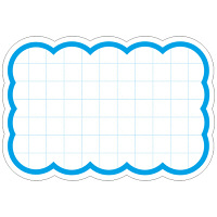 ササガワ タカ印 抜型カード 波四角 特大 ブルー 16-4491 1箱（30枚入×5冊）（取寄品）