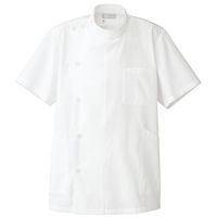 AITOZ（アイトス） メンズ半袖KCコート メンズ医務衣 医療白衣 ホワイト M 861301-001（直送品）
