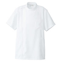 AITOZ（アイトス） メンズ半袖KCコート メンズ医務衣 医療白衣 ホワイト LL 861303-001（直送品）